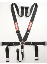 RaceQuip Sportsman SFI 16.1 5-Point Camlock Harness Set - Black                                     - 741001 - Image 2