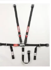 RaceQuip Jr. Dragster / Quarter Midget 5-Point Harness Set - Black                                     - 709009 - Image 2