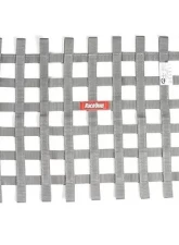 RaceQuip 18" x 24" Ribbon Window Net - Platinum                                     - 725065 - Image 2