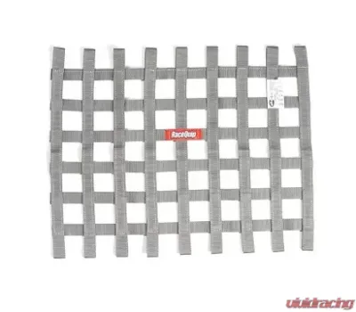 RaceQuip 18" x 24" Ribbon Window Net - Platinum - 725065