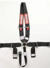 RaceQuip Dragster SFI 16.1 U-Style Camlock Harness Set- Black                                     - 748008 - Image 2