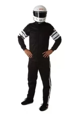 RaceQuip 120 Series Pyrovatex Racing Jacket - Black - 5X-Large                                     - 121000 - Image 2