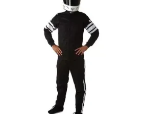 RaceQuip 120 Series Pyrovatex Racing Pants - Black - 2XL
