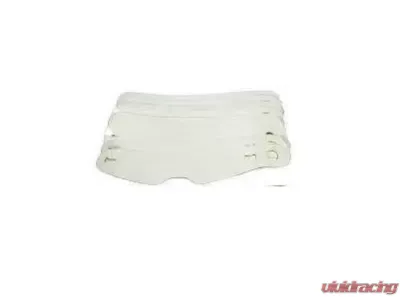 RaceQuip TearOffs - Clear 2 mil - Fits RaceQuip Vesta Helmet (20 Pack) - 203218