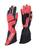 RaceQuip 359 Series Outseam Angle Cut Gauntlet -Black/Red - Medium                                     - 359103 - Image 2