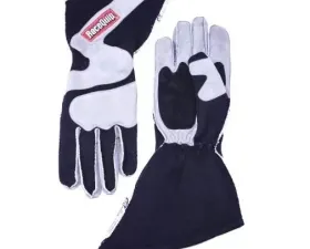 RaceQuip 359 Series Outseam Angle Cut Gauntlet -Grey/Black - 2XL