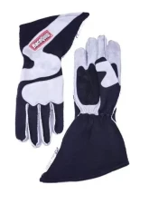RaceQuip 359 Series Outseam Angle Cut Gauntlet -Grey/Black - Small                                     - 359602 - Image 2