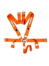 RaceQuip 5-Point Latch & Link Harness Set - Orange                                     - 711041 - Image 2