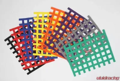 RaceQuip Ribbon Window Net - Platinum - Non-SFI - 18" x 24 - 721065