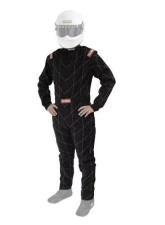 RaceQuip RaceQuip Chevron SFI-1 Suit - Black - 2XL                                     - 130907 - Image 2