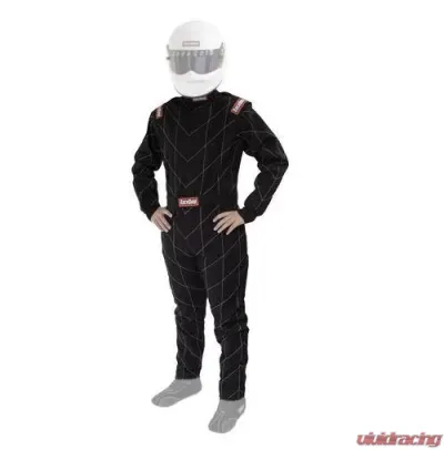 RaceQuip RaceQuip Chevron SFI-1 Suit - Black - 2XL - 130907