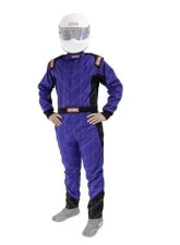 RaceQuip RaceQuip Chevron SFI-1 Suit -Blue - XXL                                     - 130928 - Image 2