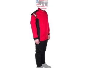 RaceQuip Chevron SFI-1 Jacket - Red - Large