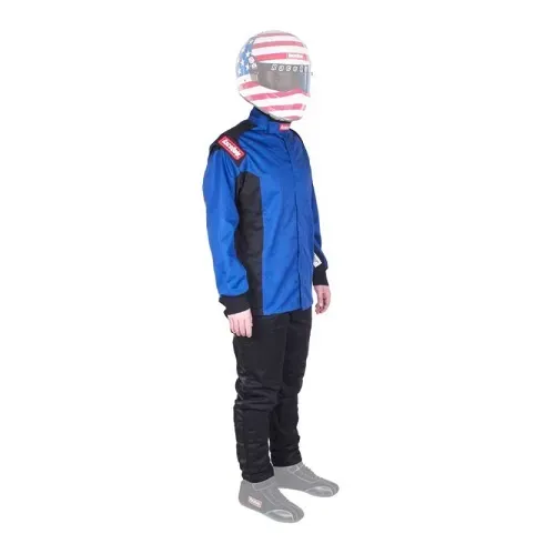 RaceQuip Chevron SFI-1 Jacket - Blue - XXL - 131927