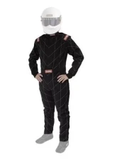 RaceQuip Chevron SFI-5 Suit - Black -XL                                     - 91609069 - Image 2