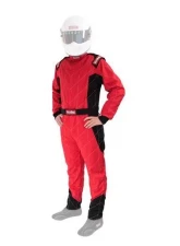RaceQuip Chevron SFI-5 Suit - Red  - 2XL                                     - 91609179 - Image 2