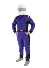 RaceQuip Chevron SFI-5 Suit - Blue  - 2XL                                     - 91609279 - Image 2