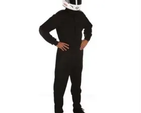 RaceQuip 110 Series Pyrovatex Racing Suit - Black - 2XL