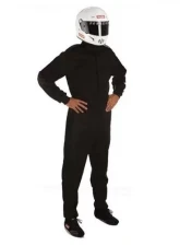 RaceQuip 110 Series Pyrovatex Racing Suit - Black - Medium-Tall                                     - 110004 - Image 2