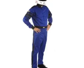 RaceQuip 110 Series Pyrovatex Racing Suit - Blue - Large