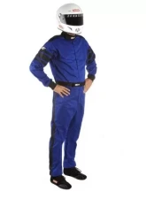 RaceQuip 110 Series Pyrovatex Racing Suit - Blue -2XL                                     - 110027 - Image 2