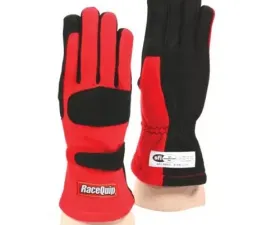 RaceQuip 355 Nomex Driving Glove - Red - Large