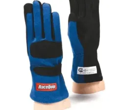 RaceQuip 355 Nomex Driving Glove - Blue - Small