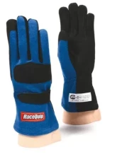 RaceQuip 355 Nomex Driving Glove - Blue - Large                                     - 355025 - Image 2