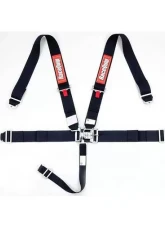 RaceQuip Latch & Link 5-Point Harness Assembly - Pull Down - Bolt-In or Wrap Around Mount - Black                                     - 711001 - Image 2