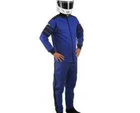 RaceQuip 120 Series Pyrovatex Racing Jacket - Blue - Medium-Tall