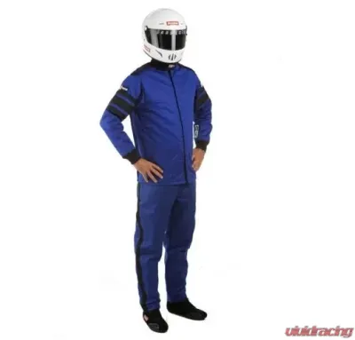 RaceQuip 120 Series Pyrovatex Racing Jacket - Blue - Medium-Tall - 121004