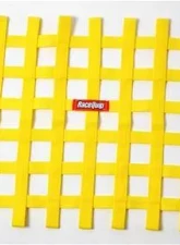 RaceQuip 18" x 24" Ribbon Window Net - Yellow                                     - 725035 - Image 2