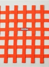 RaceQuip 18" x 24" Ribbon Window Net - Orange                                     - 725045 - Image 2