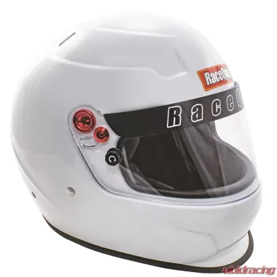 RaceQuip PRO20 Snell SA2020 Full Face Helmets Gloss White Large - 276115