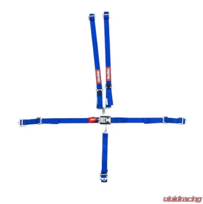 RaceQuip Jr. Dragster / Quarter Midget 5-Point Harness Set - Blue - 709029