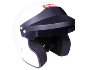 RaceQuip OF20 Open Face Snell SA2020 Gloss White Helmet - Medium