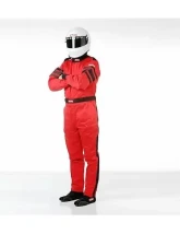 RaceQuip 120 Series Pyrovatex Racing Suit - Red - Small                                     - 120012 - Image 2