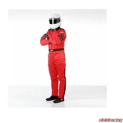 RaceQuip 120 Series Pyrovatex Racing Suit - Red - Small - 120012