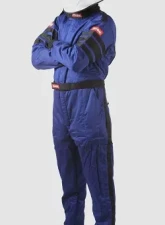 RaceQuip 120 Series Pyrovatex Racing Suit - Blue - Large                                     - 120025 - Image 2