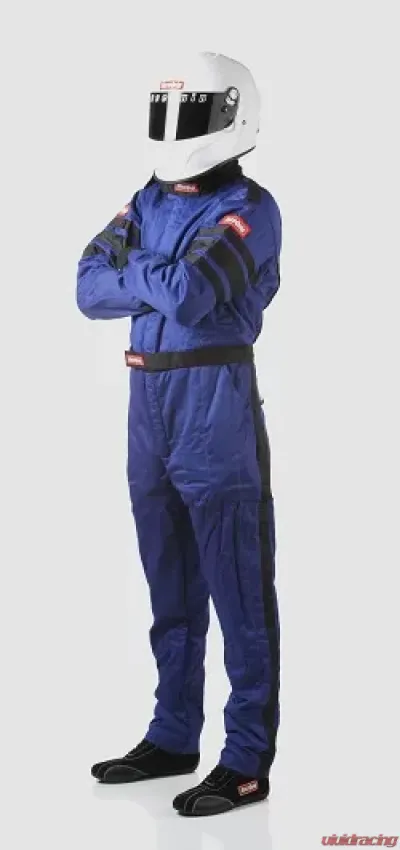 RaceQuip 120 Series Pyrovatex Racing Suit - Blue - Large - 120025