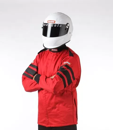 RaceQuip 120 Series Pyrovatex Racing Jacket - Red - Small - 121012