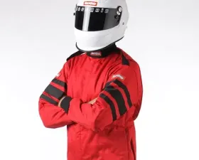 RaceQuip 120 Series Pyrovatex Racing Jacket - Red - 3XL