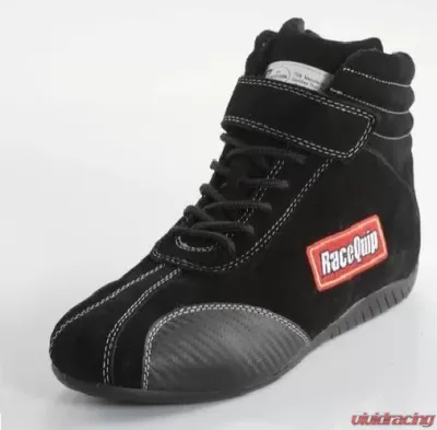 RaceQuip Euro Ankletop Racing Shoes - Black - Size 15 - 30500150