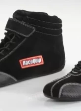 RaceQuip Euro Ankletop Racing Shoes - Black - Size 15                                     - 30500150 - Image 5