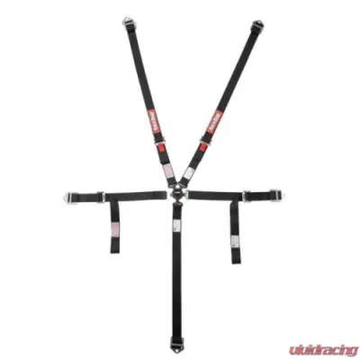 RaceQuip 5-Point Jr. Dragster/Quarter Midget Youth Camlock Set - Black - 739009