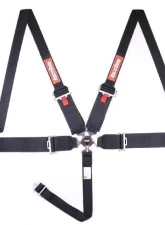 RaceQuip 5pt Harness Camlock HNR Black SFI                                     - 745005 - Image 2