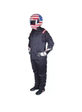 RaceQuip Chevron-5 Nomex Jacket - Black  - Large                                     - 91619059 - Image 2