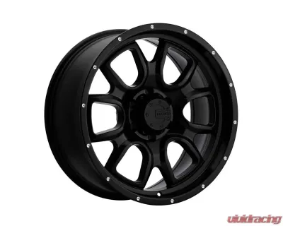 Mamba Wheels M19 Wheel 16x8 5x114.3 13 Matte Black w/Drill Holes - M196865135