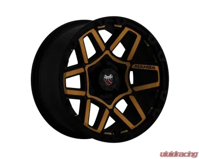 Mamba Wheels M23 Wheel 20x9 6x1350 12 Matte Black w/Bronze Face - M232936128