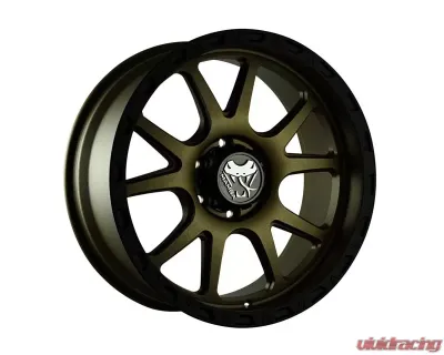 Mamba Wheels M27 Wheel 17x9 6x139.70x12 Matte Bronze / Black LIP - M277983N128